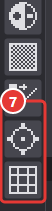 Bottom of the left toolbar: the Pivot tool and 9-slice tool buttons